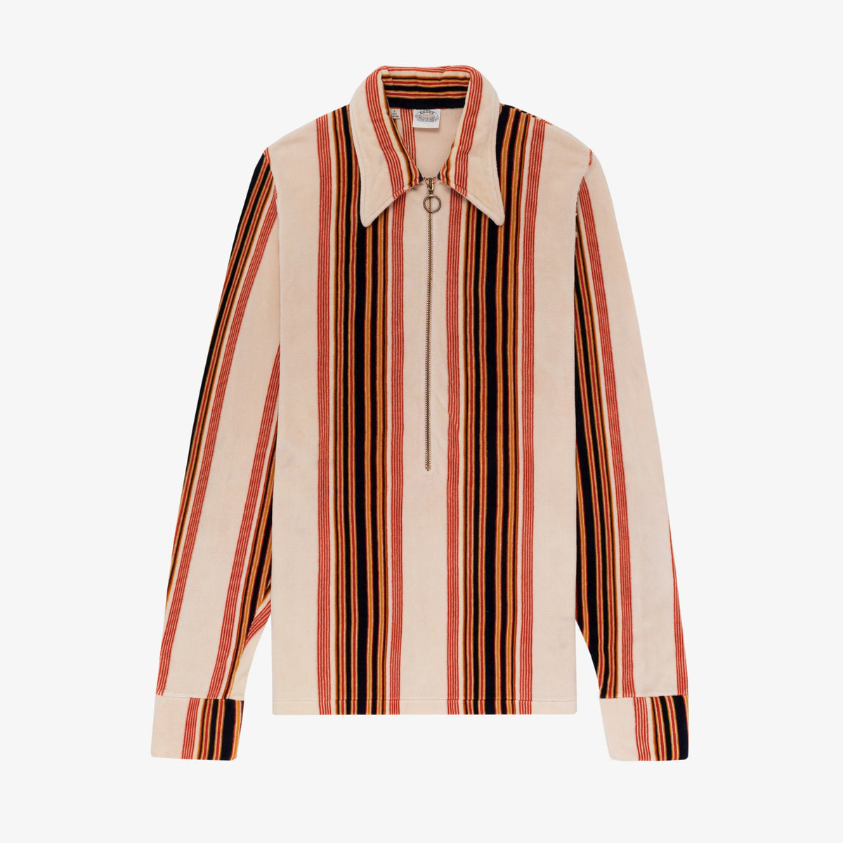 Striped Quarter-Zip Shirt