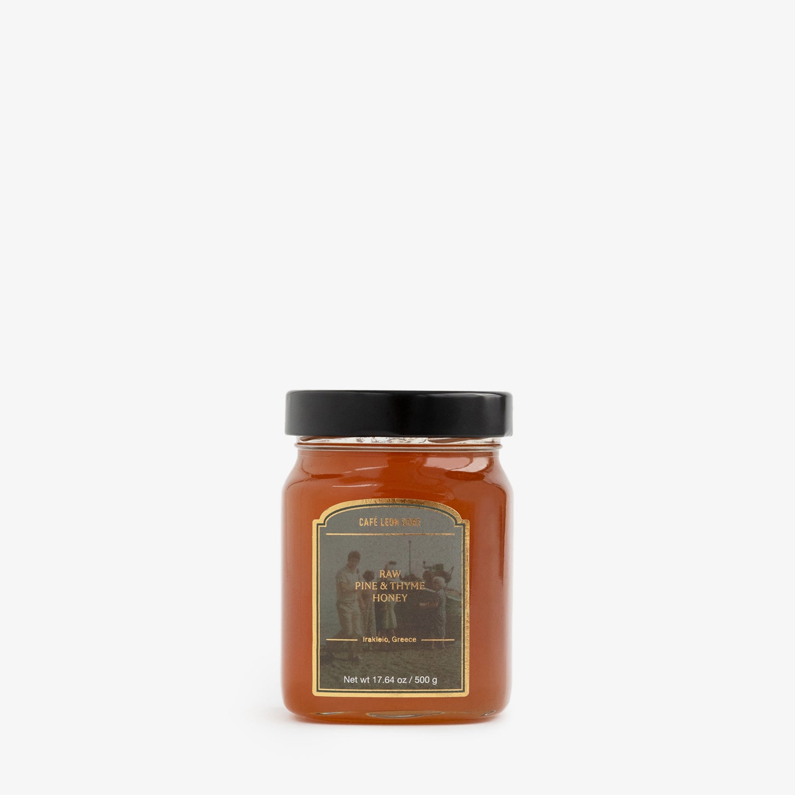 Café Leon Dore raw pine &thyme honey