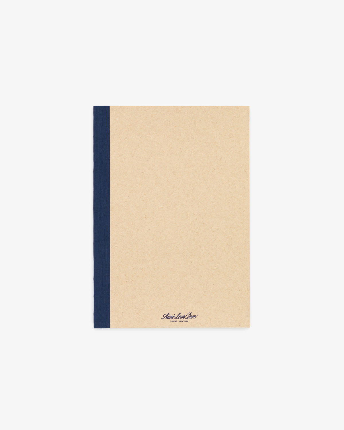 A Notebook 3-Pack in beige with dark blue spines, displayed on a white background.
