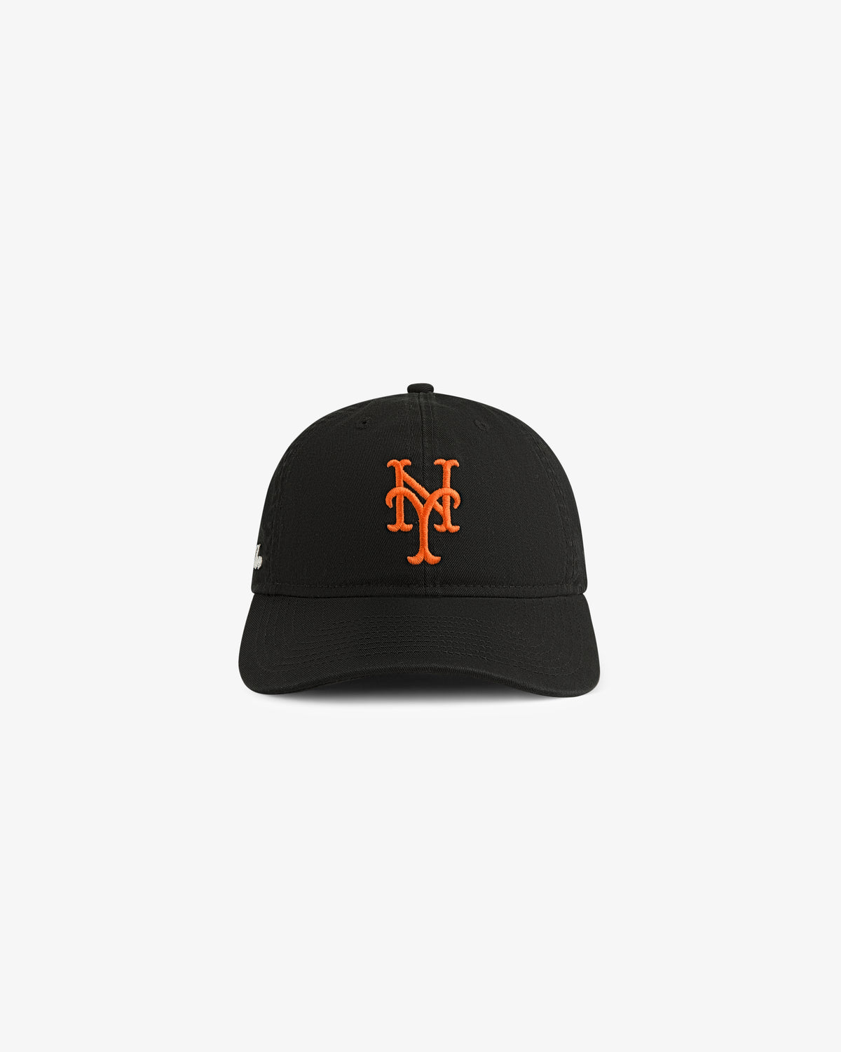 ALD / New Era Mets Ballpark Hat with orange NY logo photographed on a plain white background.
