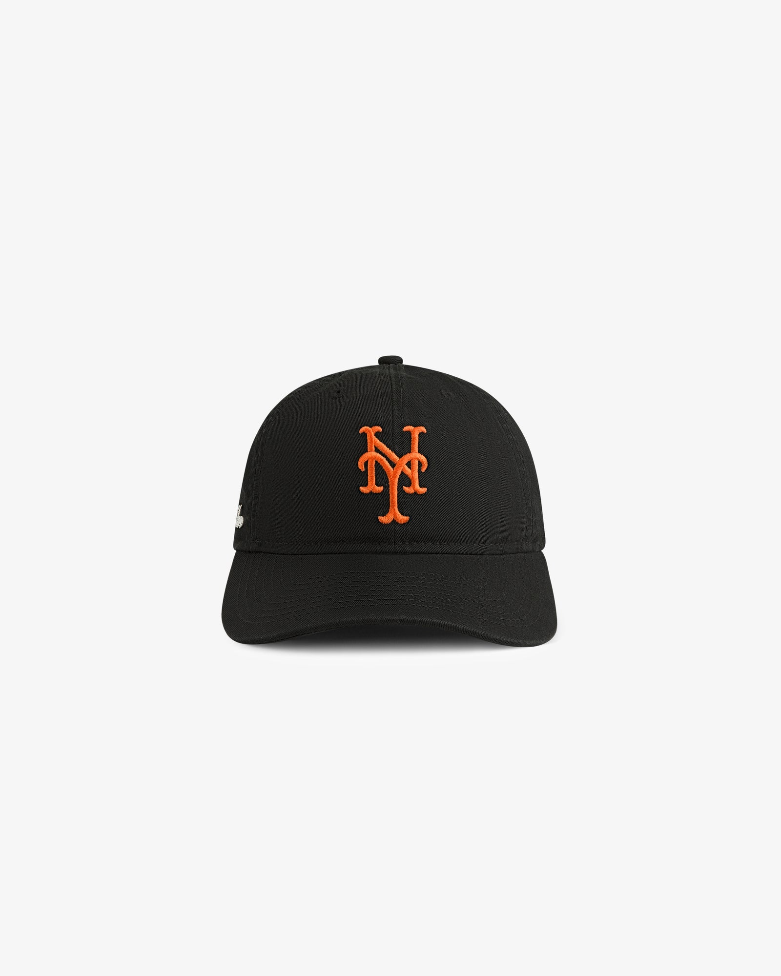 ALD / New Era Mets Ballpark Hat with orange NY logo photographed on a plain white background.