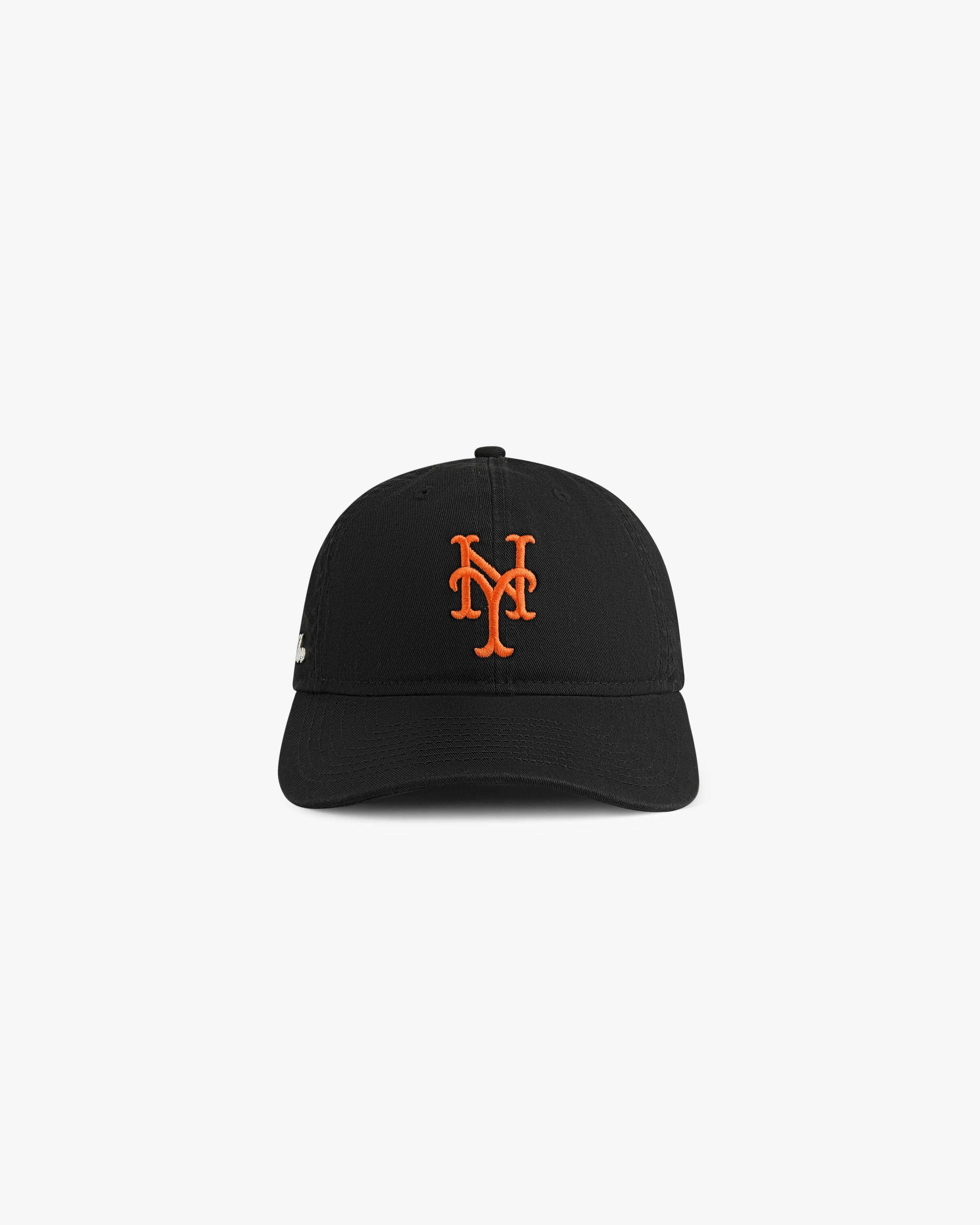ALD / New Era Mets Ballpark Hat with orange NY logo photographed on a plain white background.