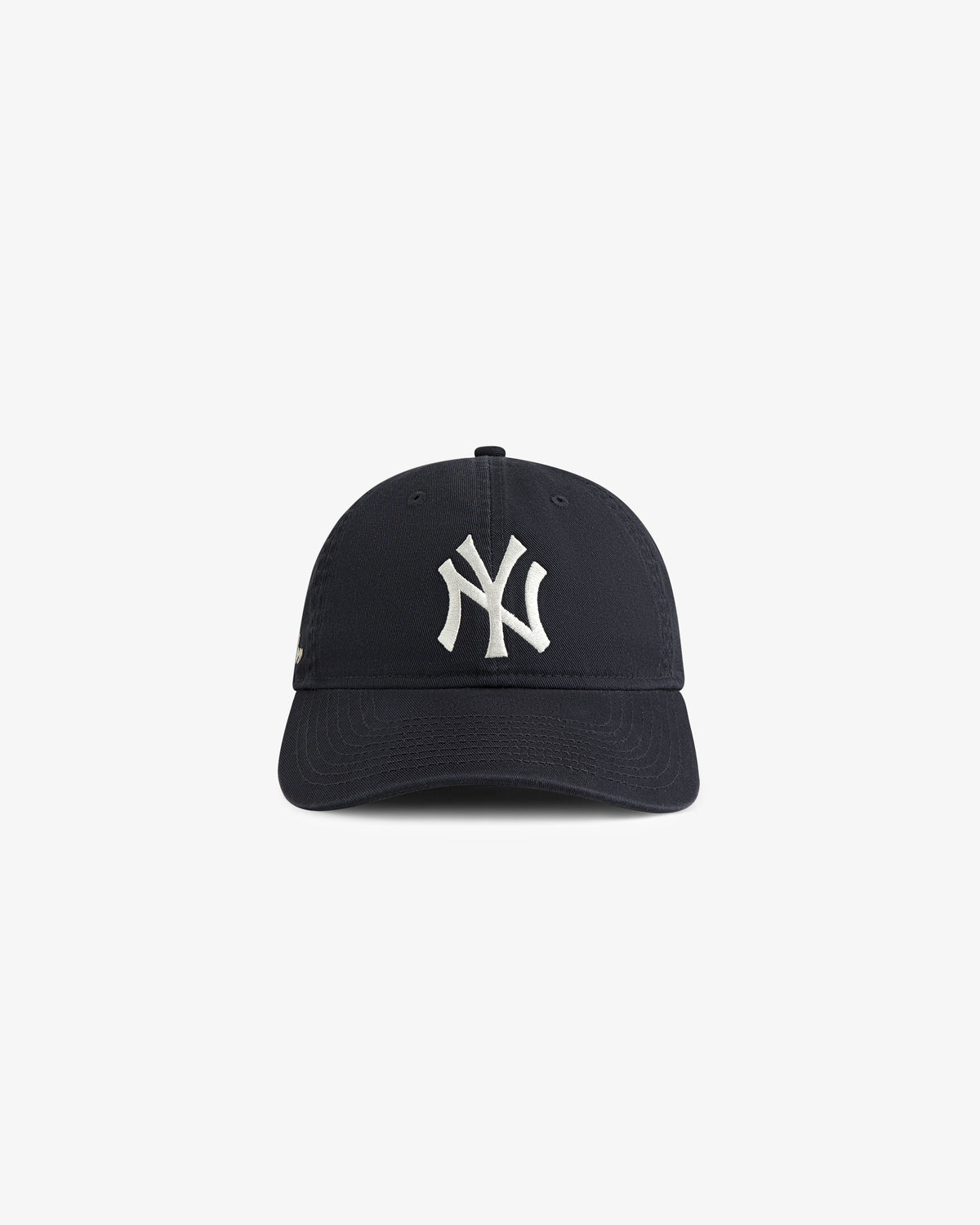 ALD / New Era Yankees Ballpark Hat in navy with white NY logo, shown front view on plain background.
