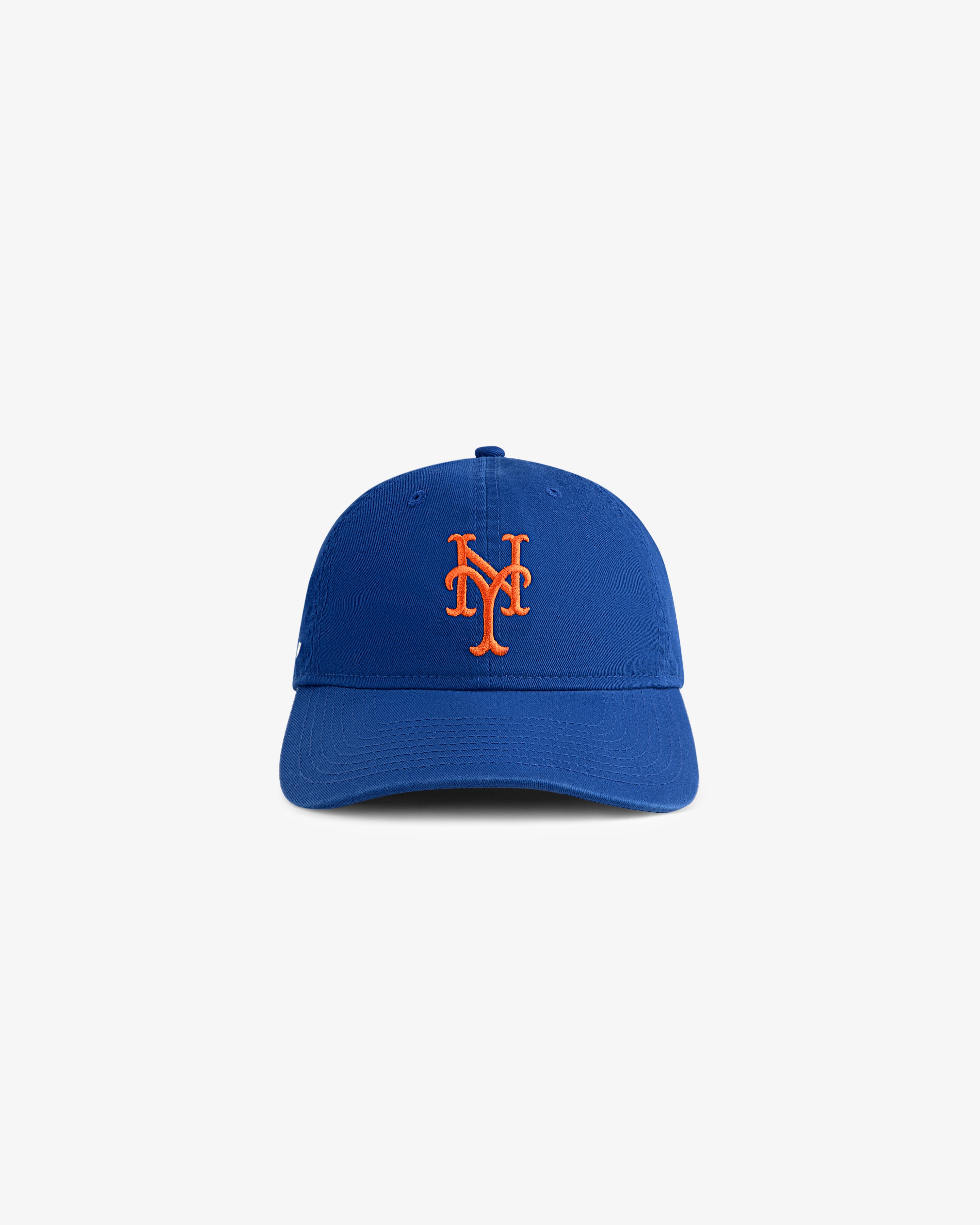 ALD/New Era Mets Ballpark Hat with orange NY logo, shown on a plain white background.
