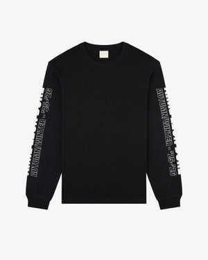 Long-Sleeve Mesh Moto Tee