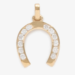 Diamond Horseshoe Pendant