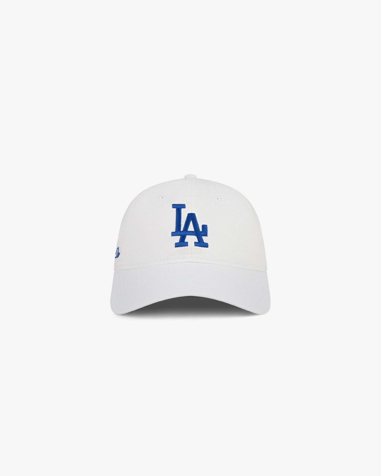 ALD / New Era Dodgers Ballpark Hat with blue LA logo, shown on a plain white background.