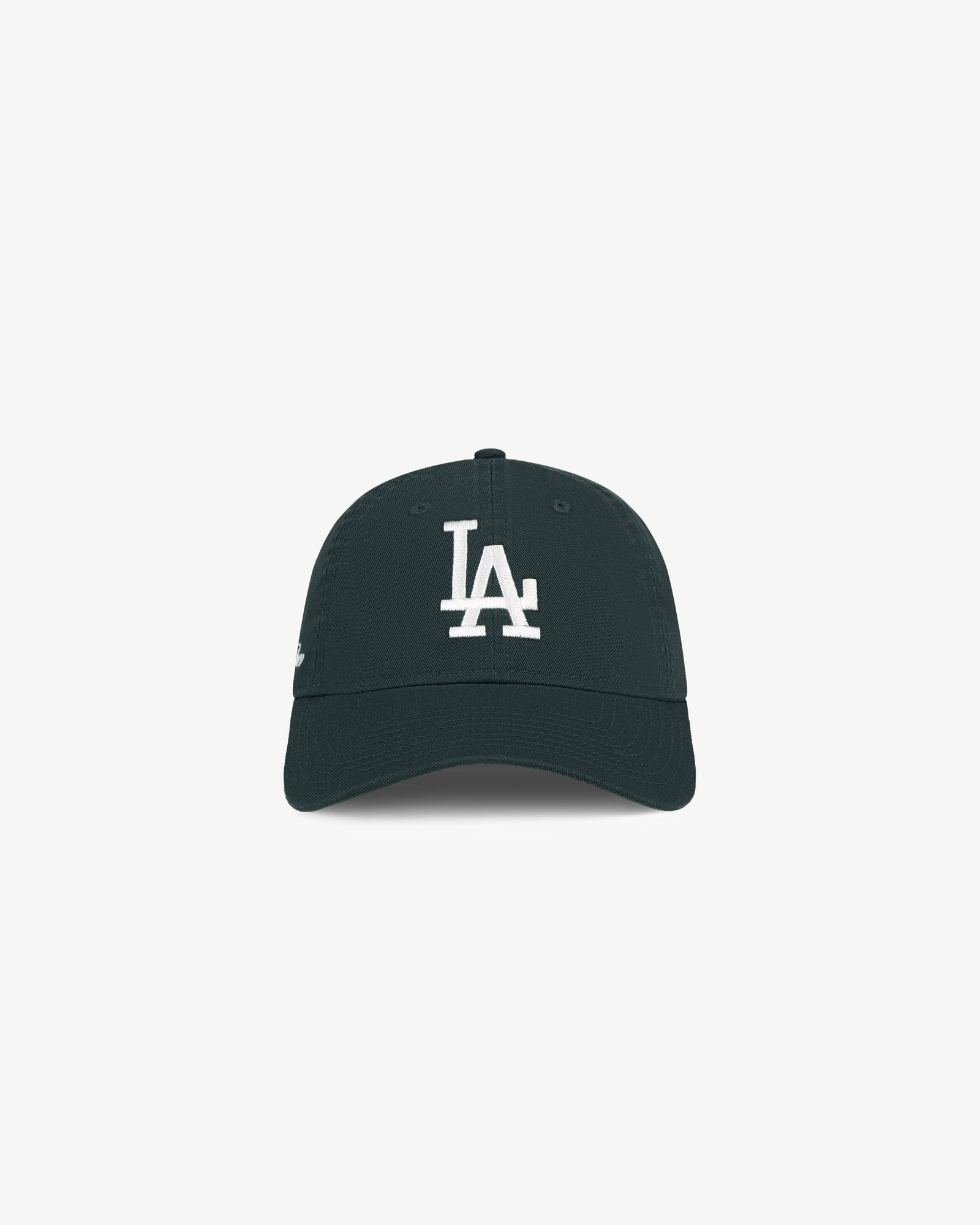 The ALD / New Era Dodgers Ballpark Hat is a black cap with a white LA logo, shown on a plain white background.
