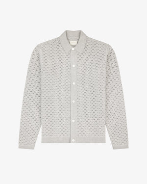 Knit Polo      Cardigan