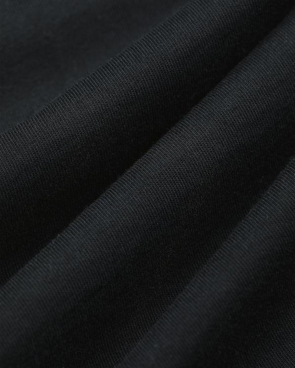 Close-up of ribbed fabric from the Multi-Color T-Shirt 3-Pack, showing its textured diagonal folds.