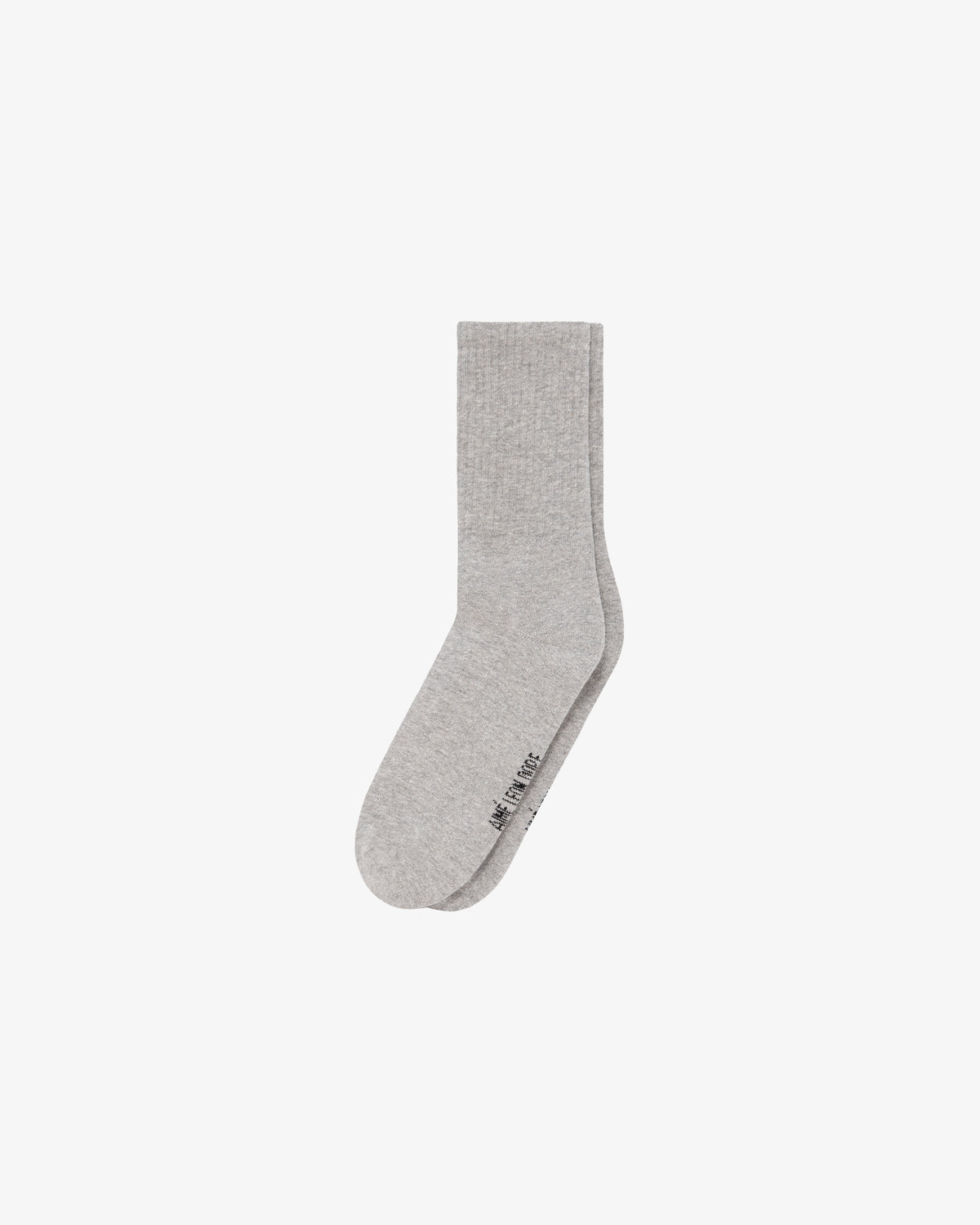 One light gray Crew Sock from the 3-Pack with a small black logo near the toe, shown on a plain white background.
