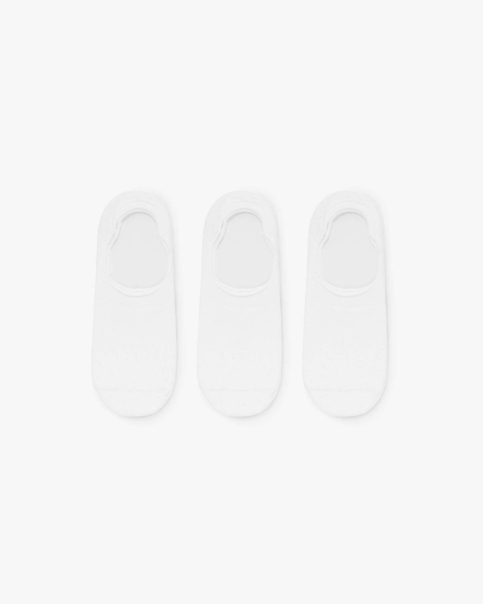 The No-Show Sock 3-Pack is displayed side by side on a plain white background.