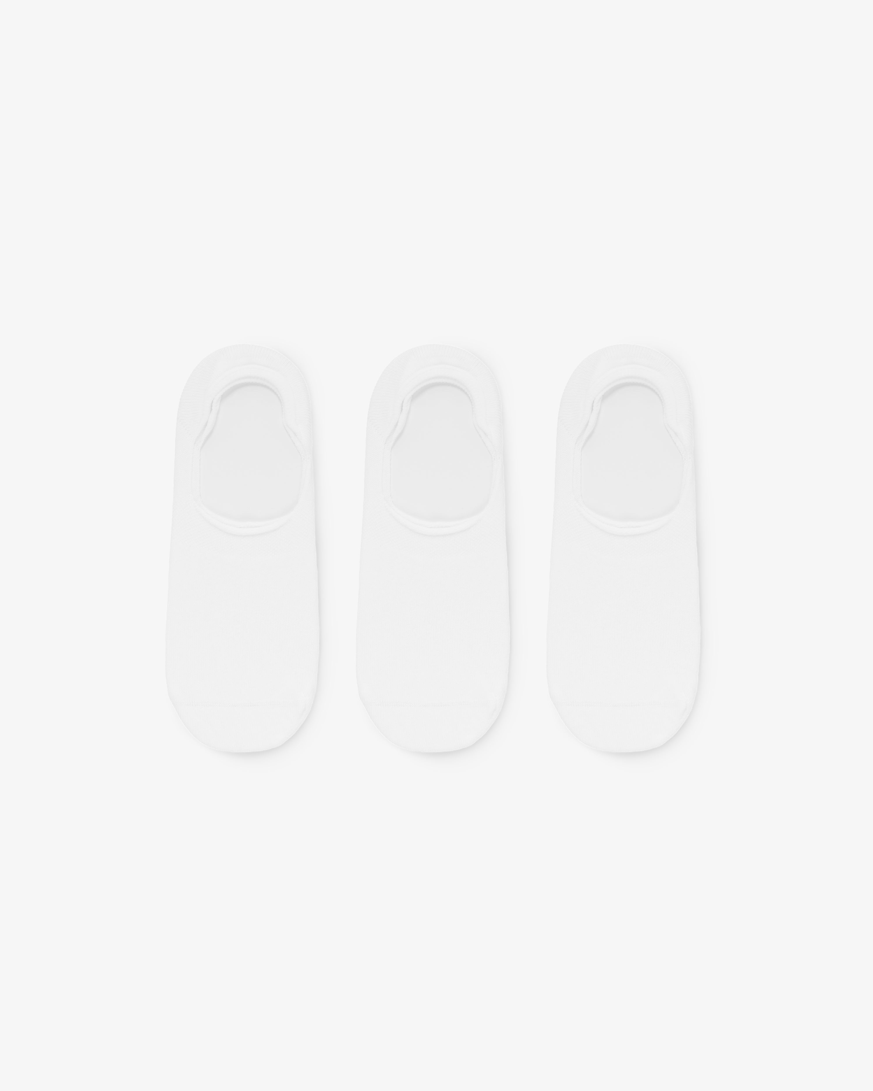 The No-Show Sock 3-Pack is displayed side by side on a plain white background.