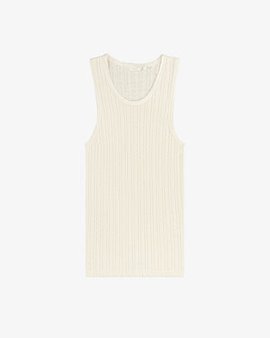 Eyelet Tank Top
