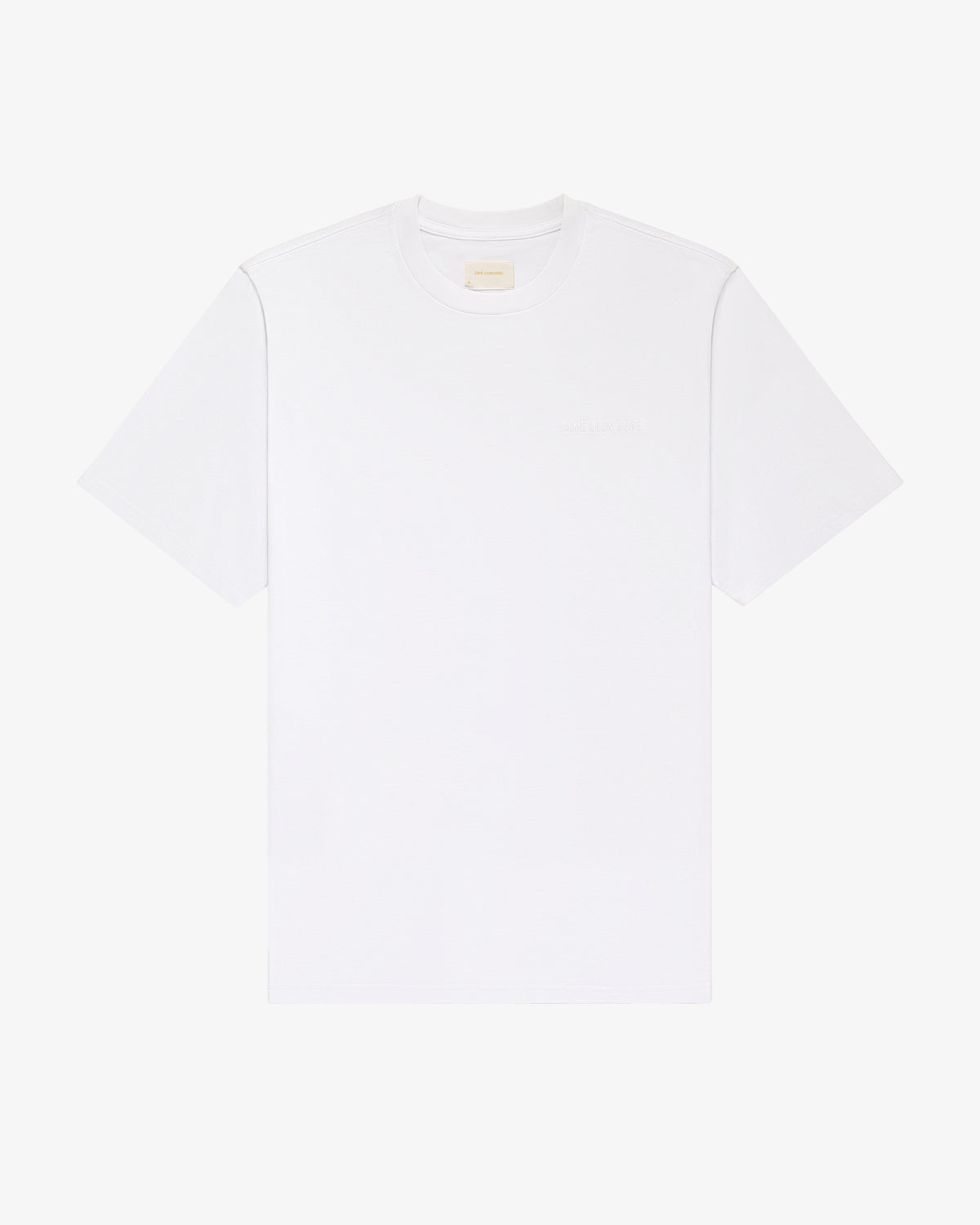 Tonal Logo Tee, short-sleeve crew neck, laid flat on a white background.