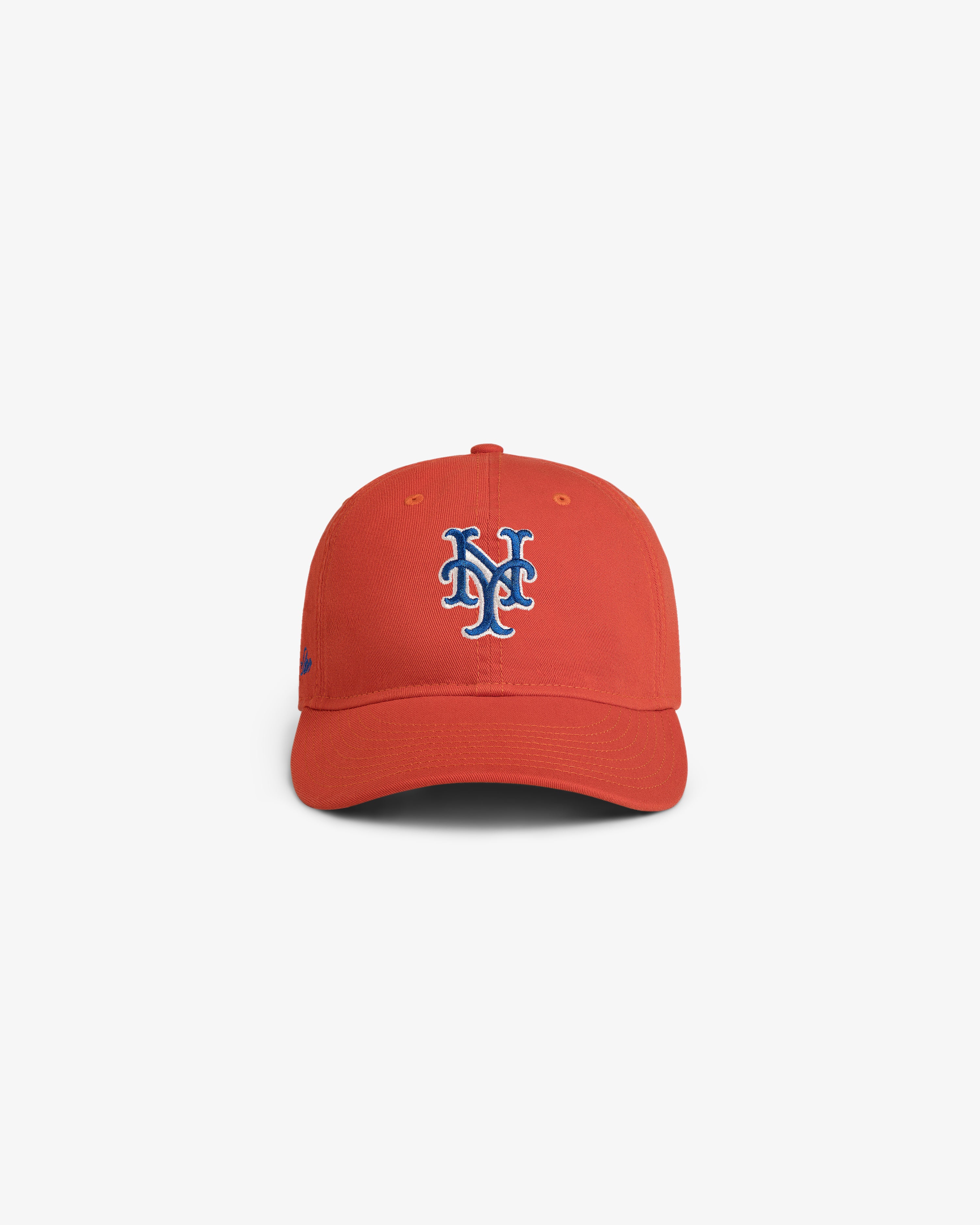 ALD / New Era Mets Retro Fit Hat with blue and white "NY" logo, shown on a plain white background.