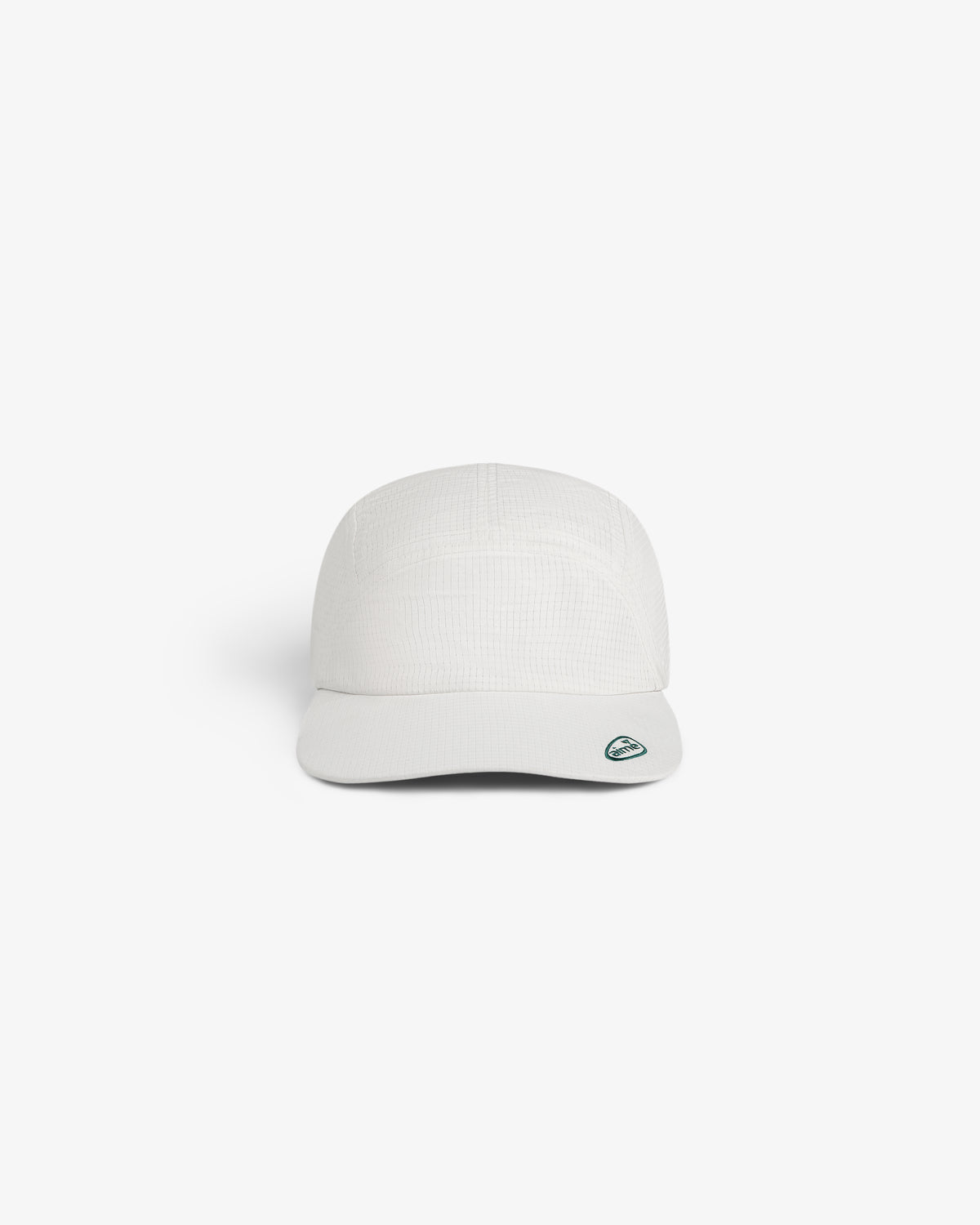 ALD Golf Performance Sport Hat in white with a small blue and white oval logo on the brim, shown on a white background.