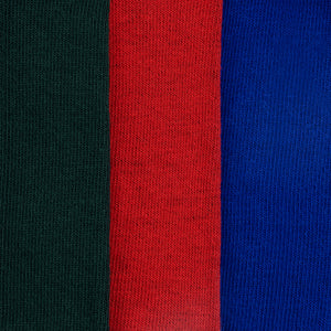 Color: Multi (pine grove, red, royal)