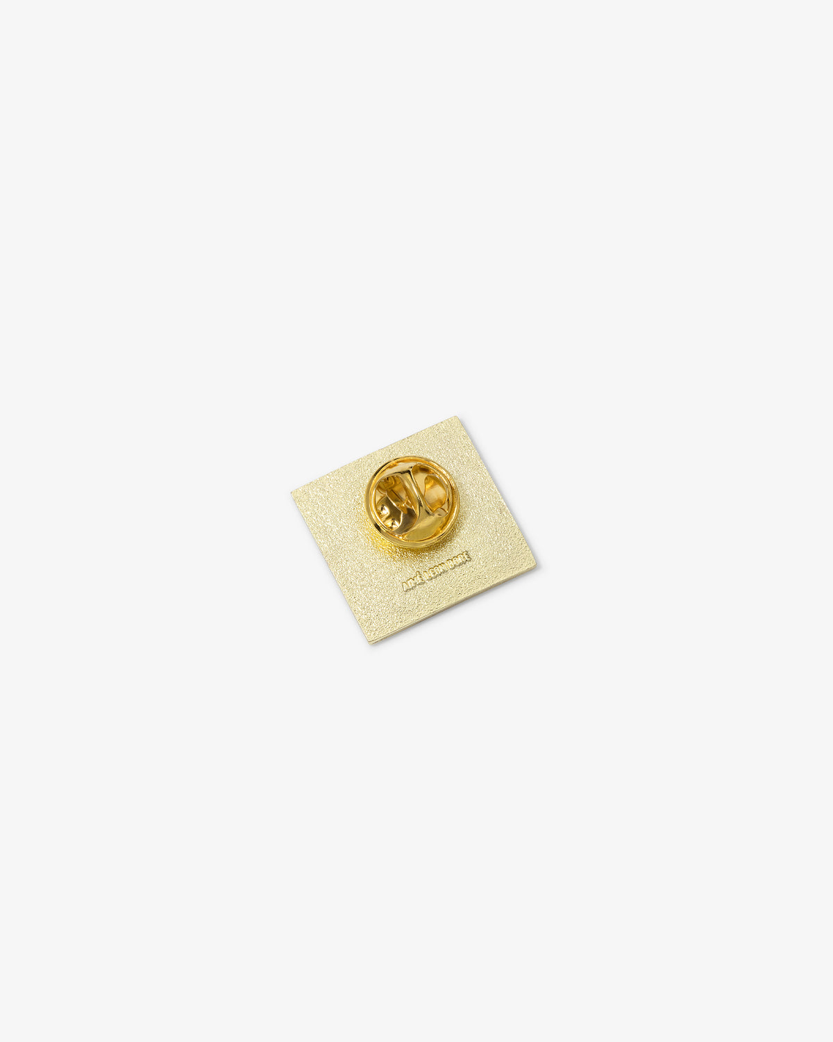 Graphic Pin with a butterfly clutch backing, shown on a white background.