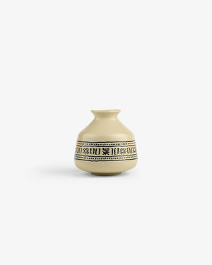 Textile Patterned Bud Vase