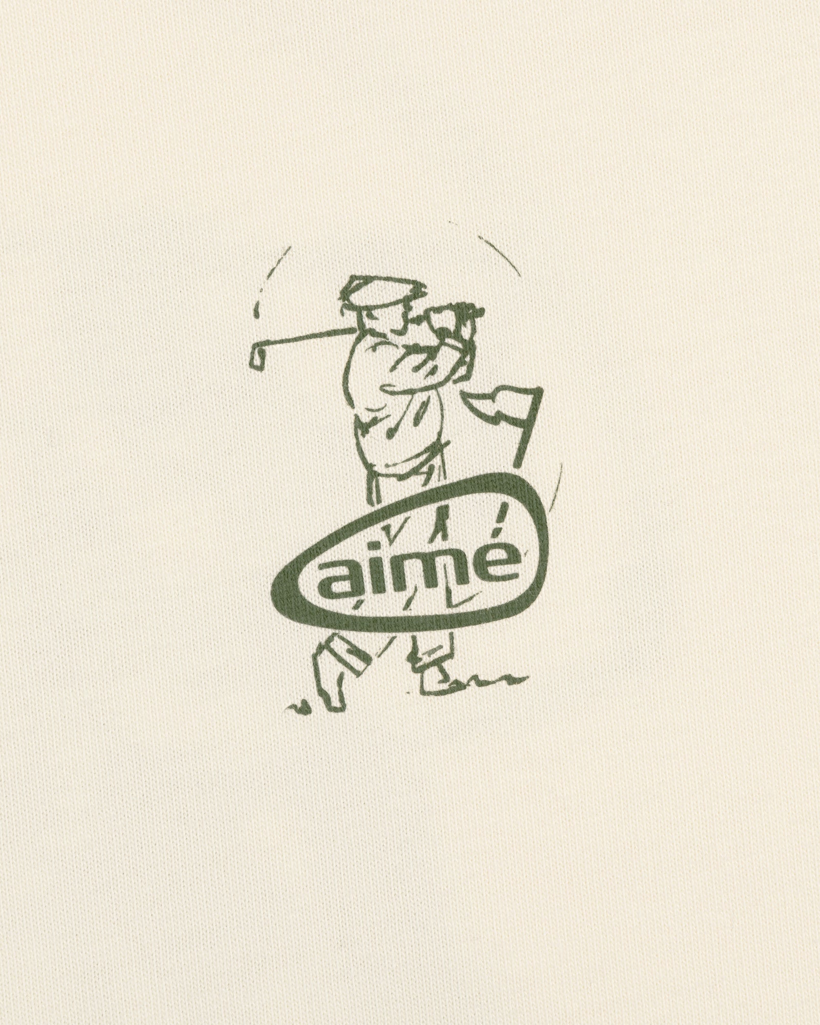 Line drawing of a golfer swinging, with "ALD Golf Swing Tee" in bold letters across the golfer’s lower body.