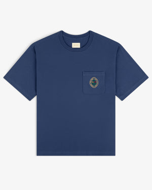 Botanical Crest Pocket Tee
