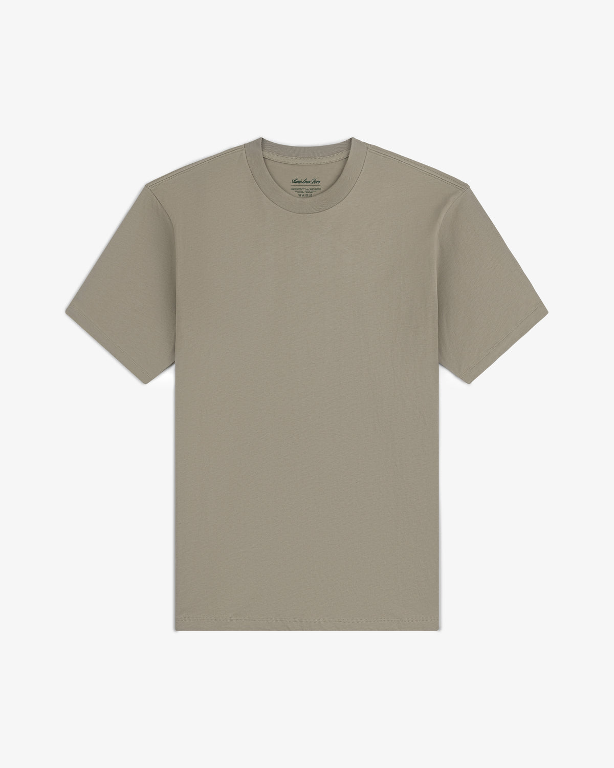 A pack of three multi-color t-shirts, short-sleeve, laid flat on a white background.