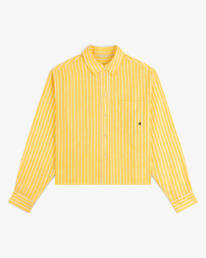 Striped Linen Casual Shirt