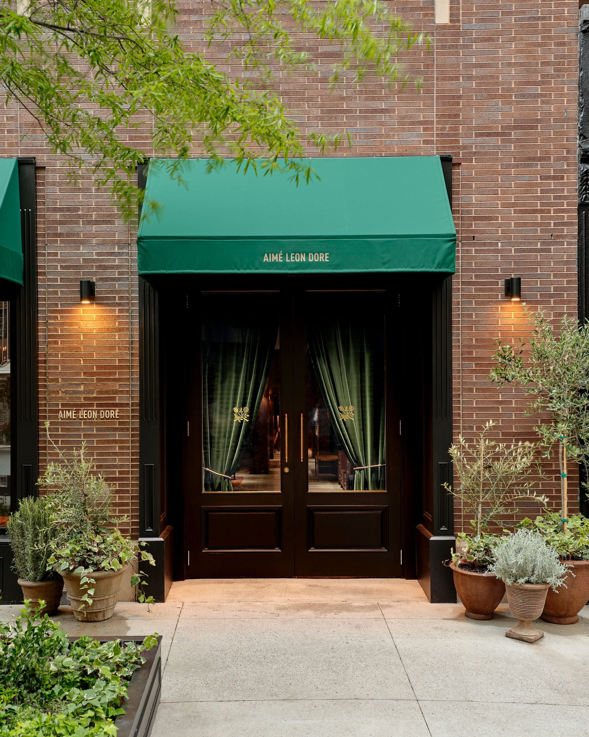 Front door of New York City flagship