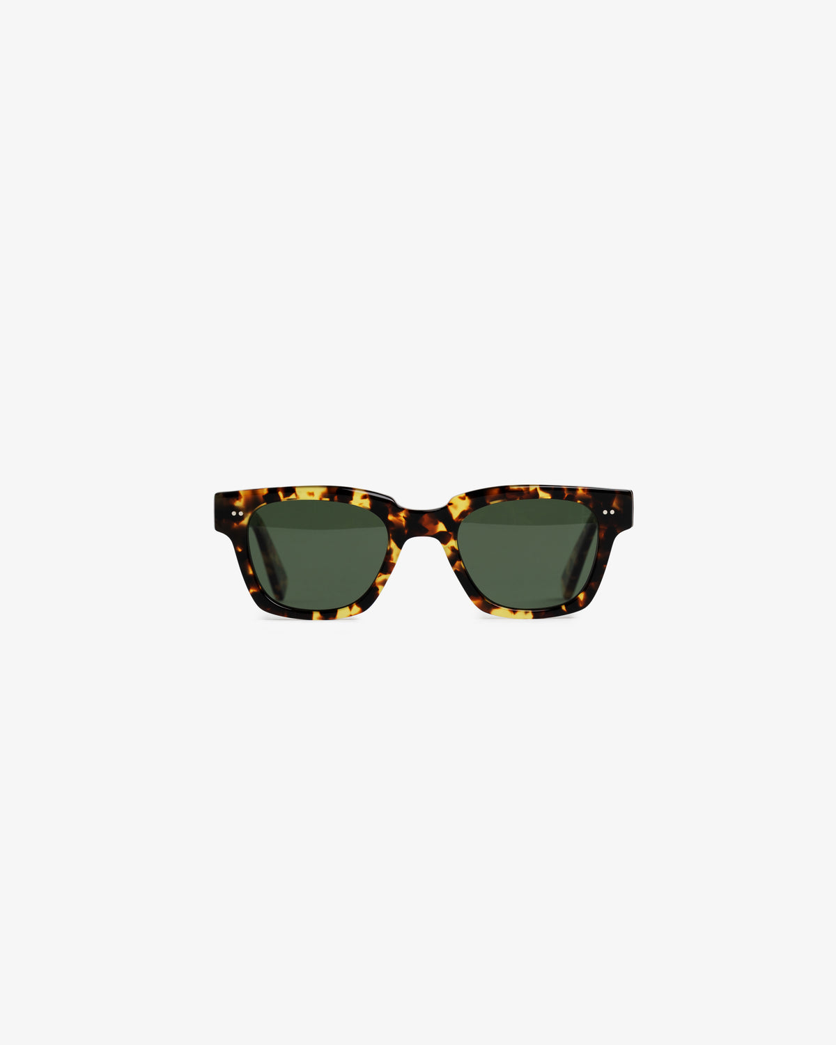 Gallo Sunglasses in tortoiseshell with dark green lenses, shown against a plain white background.
