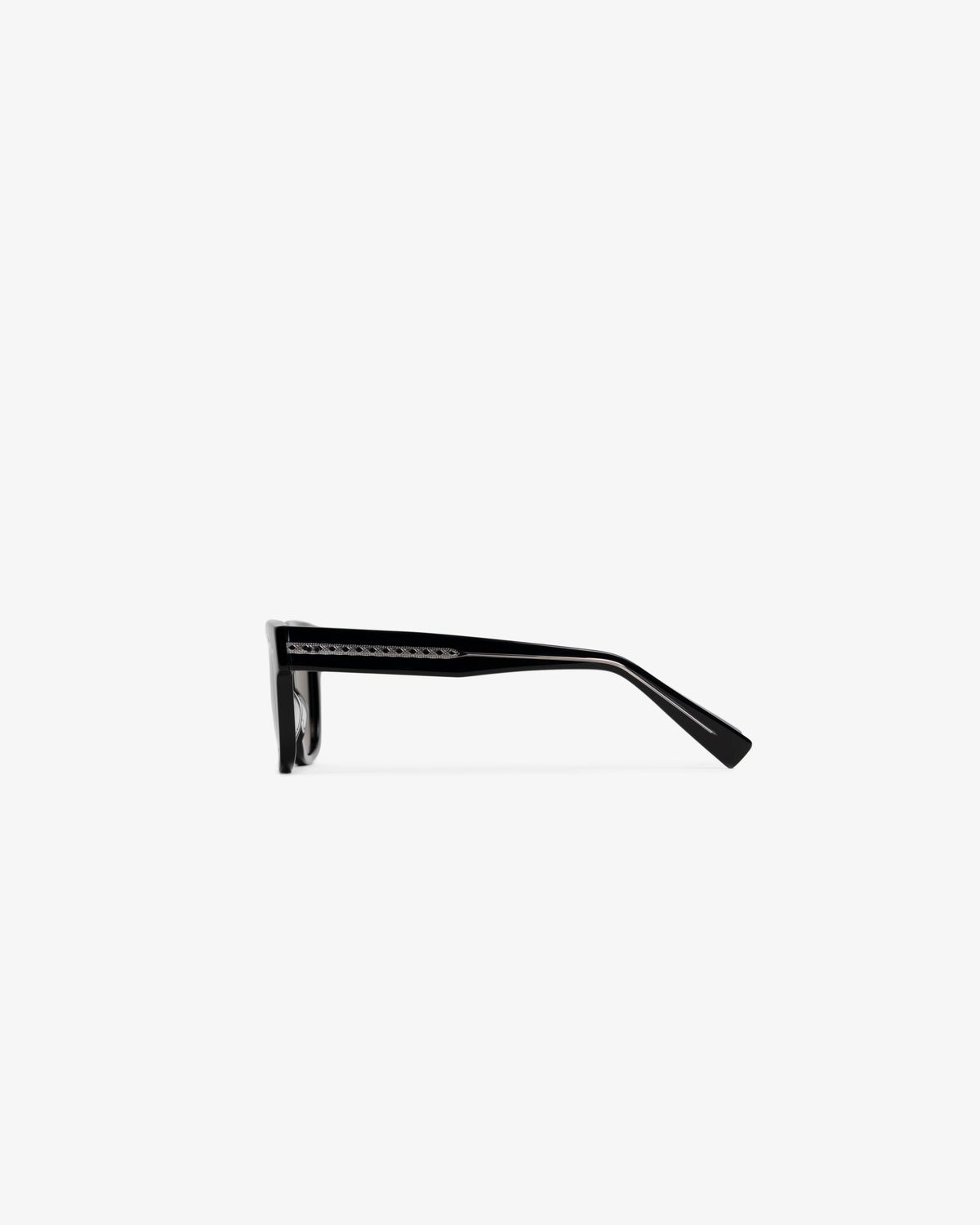 Side view of Gallo Sunglasses with thick black arms, shown on a plain white background.