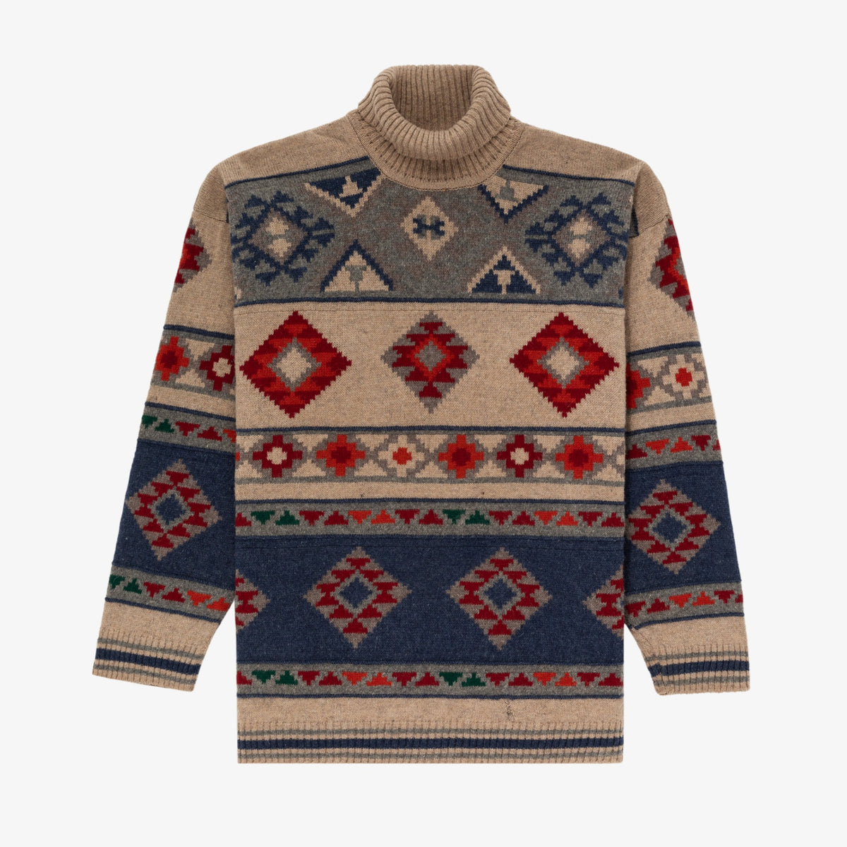 Wool Western Motif Sweater