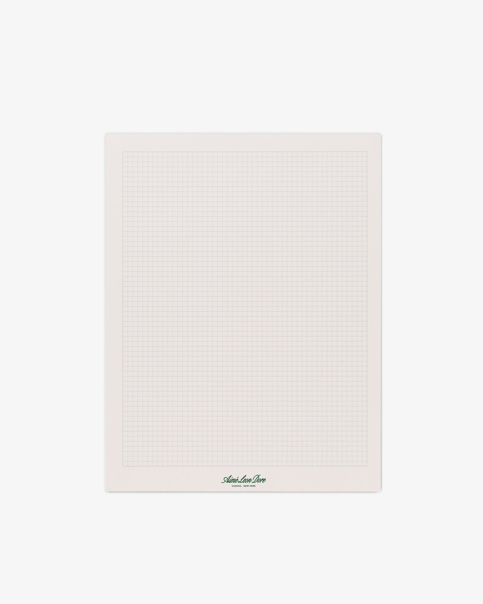 A Large Sketch Pad with white graph paper, a faint grid, and Aston Line Zero printed at the bottom center.